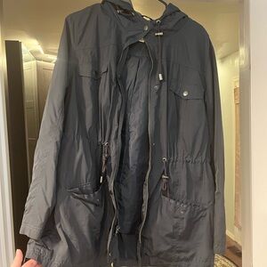 Women's Black Hooded Jacket